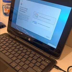 HP Sleek Black Chromebook